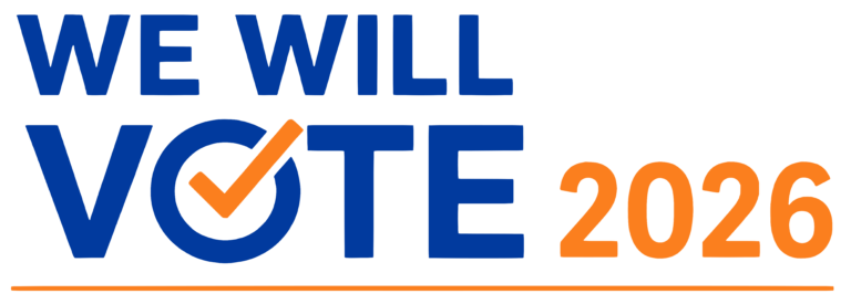 We Will Vote 2026 logo